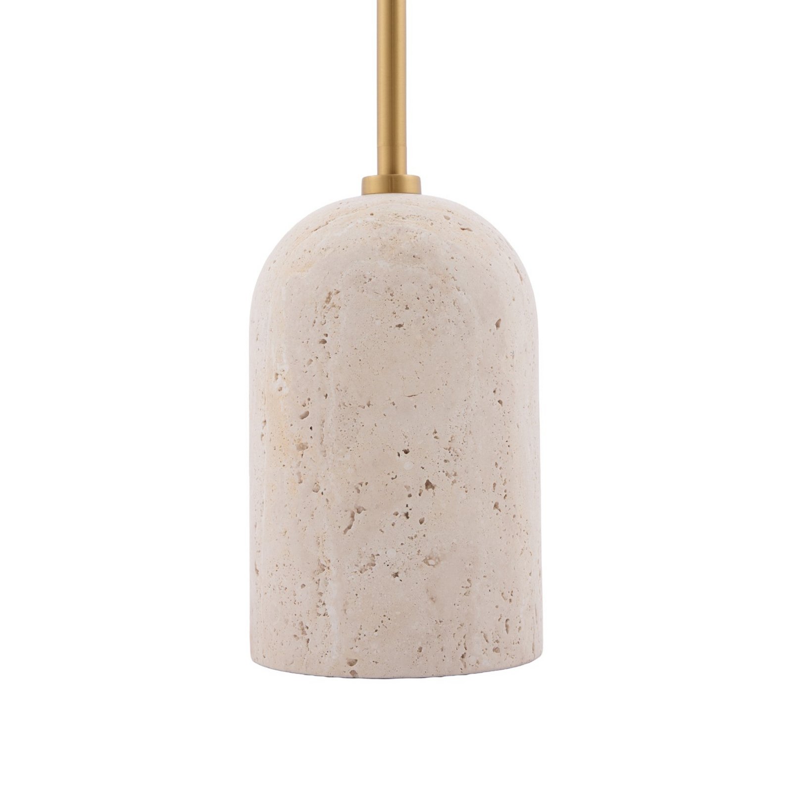 Globen Lighting Gino álló lámpa, travertin talp, bézs, 145 cm