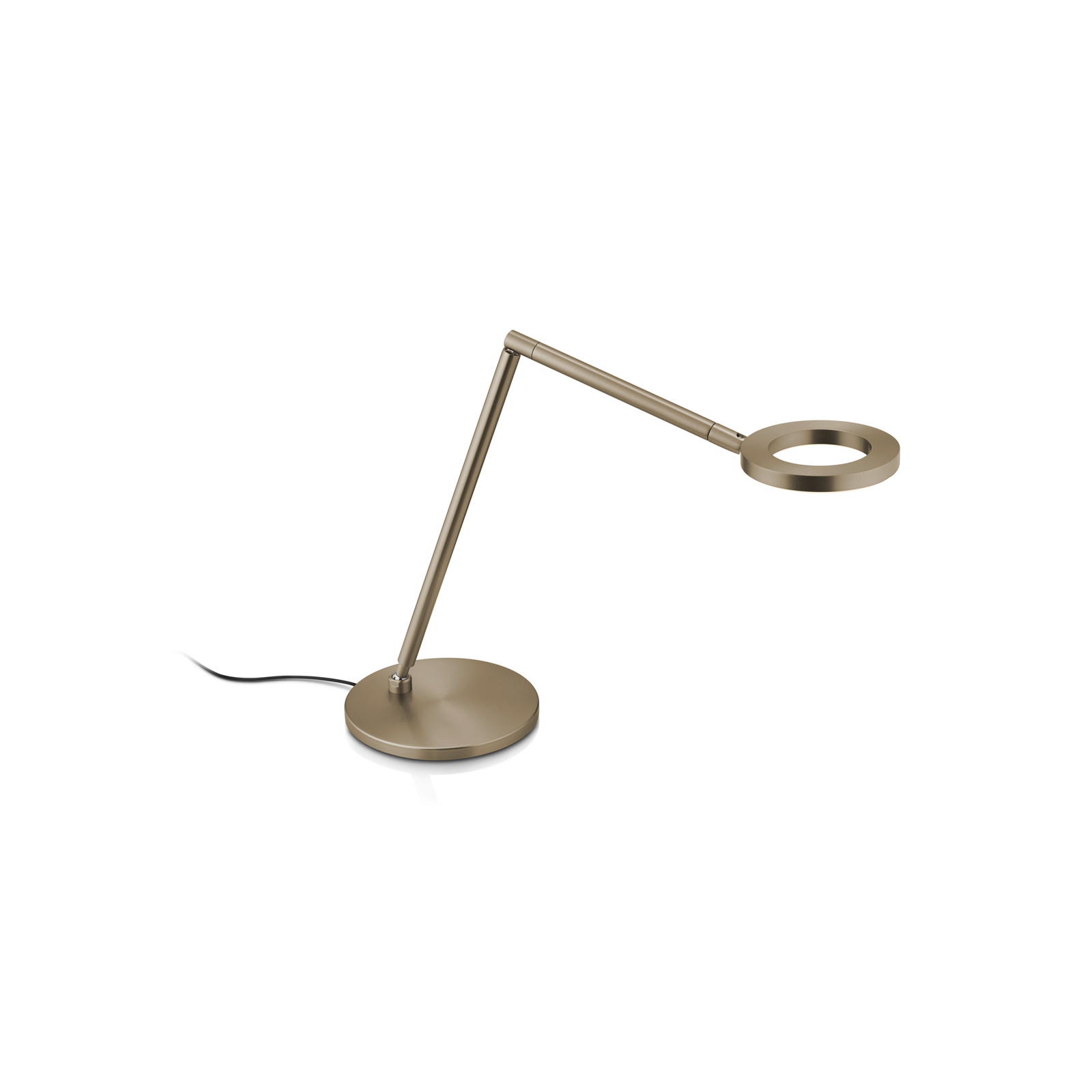Lámpara de mesa LED Tessa-T, efecto bronce, control gestual CCT