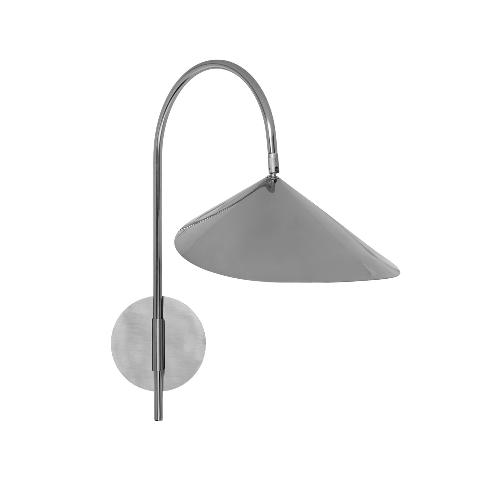 Arum wandlamp, roestvrij staal, metaal, 47 cm - ferm LIVING Arum wandlamp, roestvrij staal, metaal, 47 cm - ferm LIVING