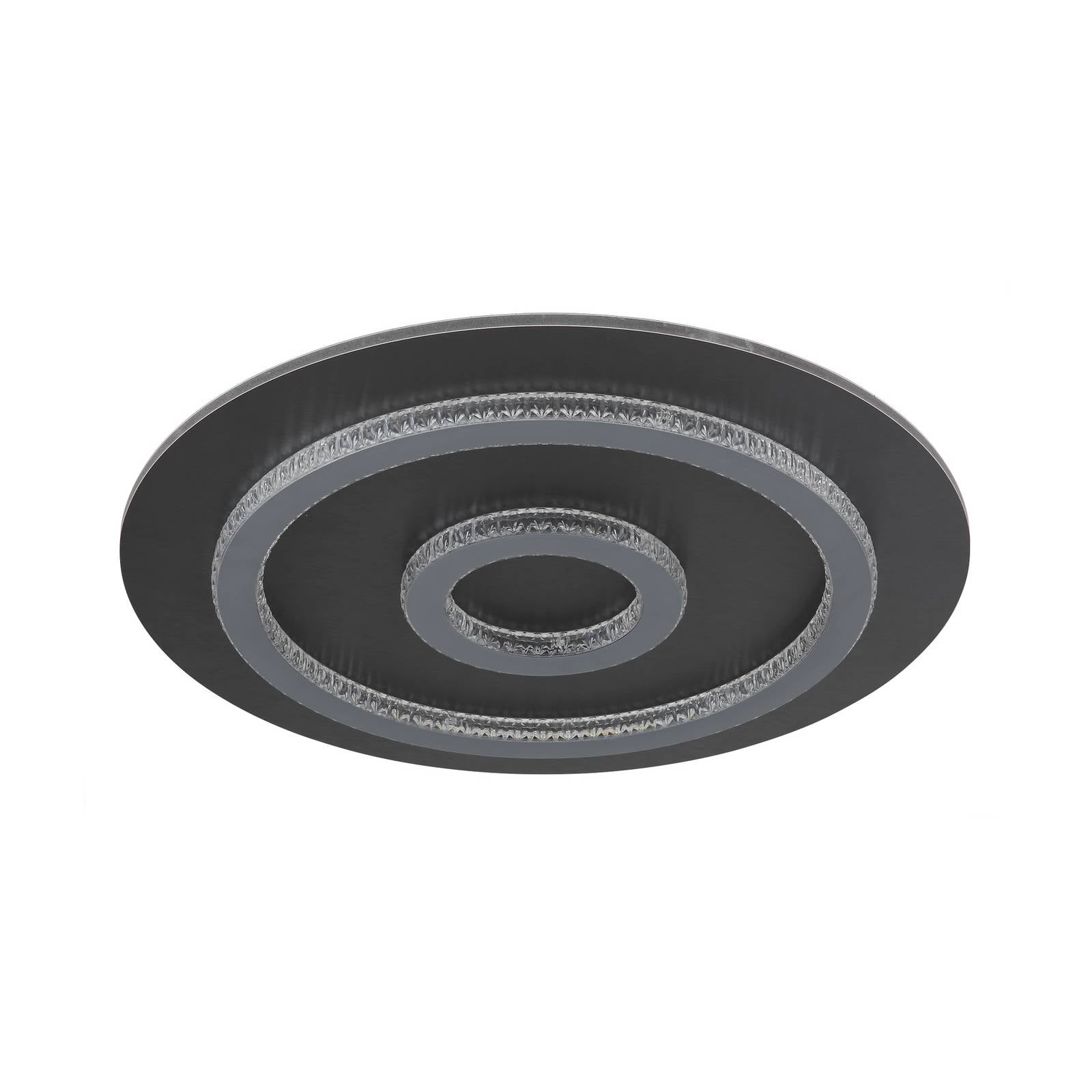 LED-Deckenleuchte Jayden, schwarz/anthrazit, CCT, dimmbar
