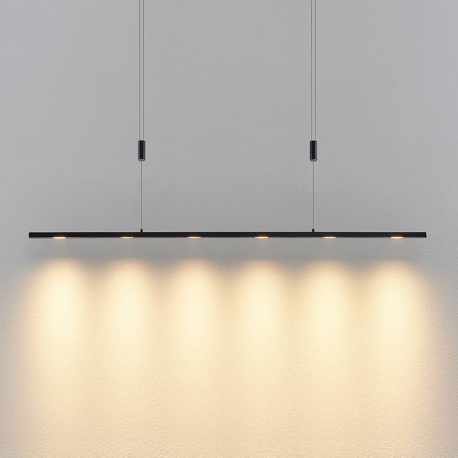 Lucande Lucande Stakato LED stropní světlo 6 zdrojů 120 cm