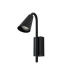 Applique da esterno Sorvete, altezza 33 cm, nera, metallo - Lindby