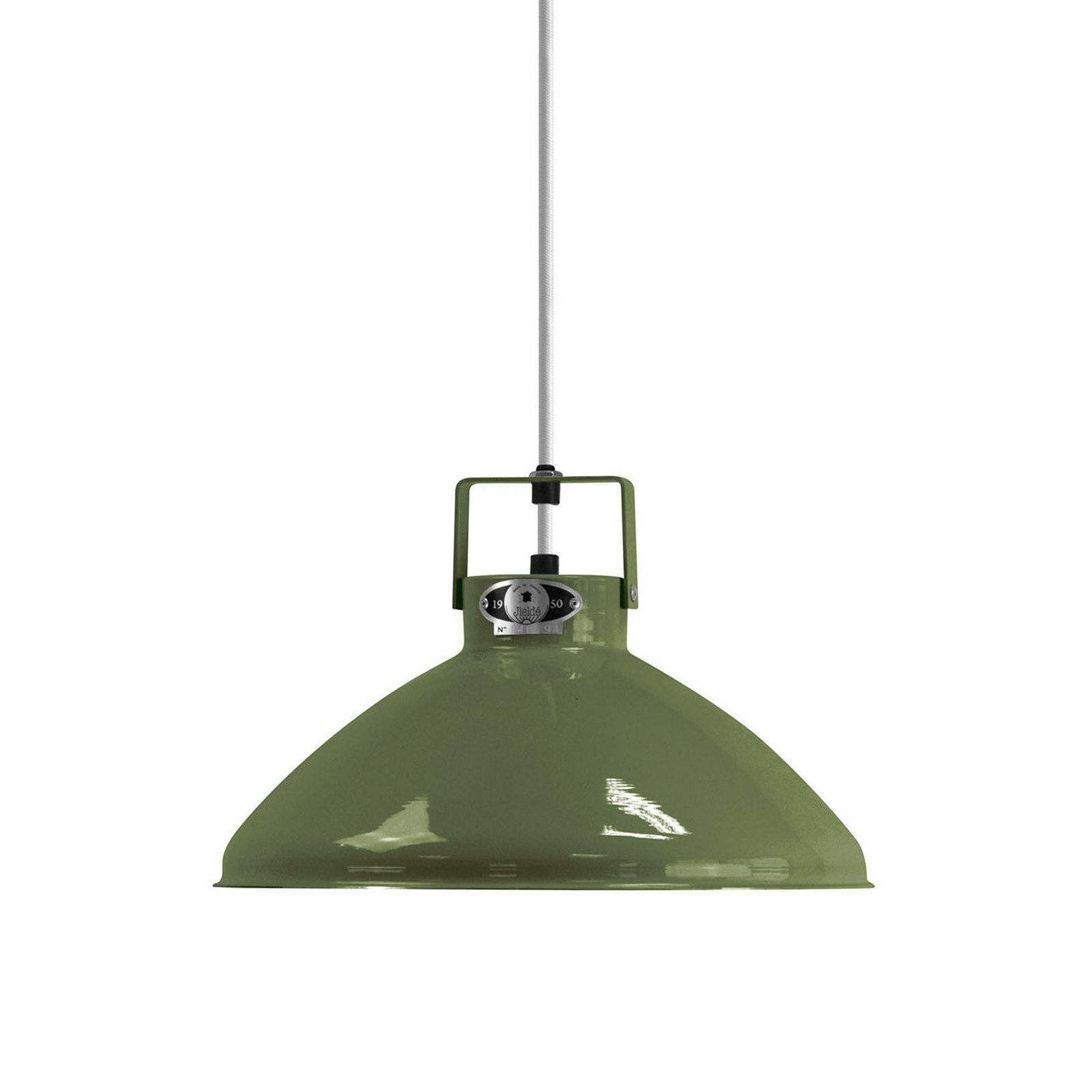 Jieldé Beaumont B240 lampă suspendată oliv lucios - Camera de zi / sufragerie - Design industrial - Metal
