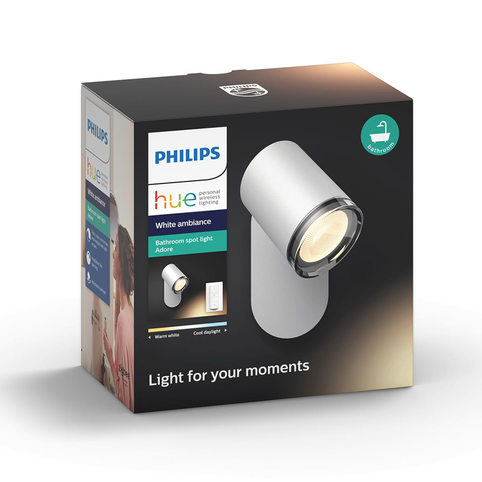 Philips Hue White Ambiance Adore LED-punktivalgusti Philips Hue White