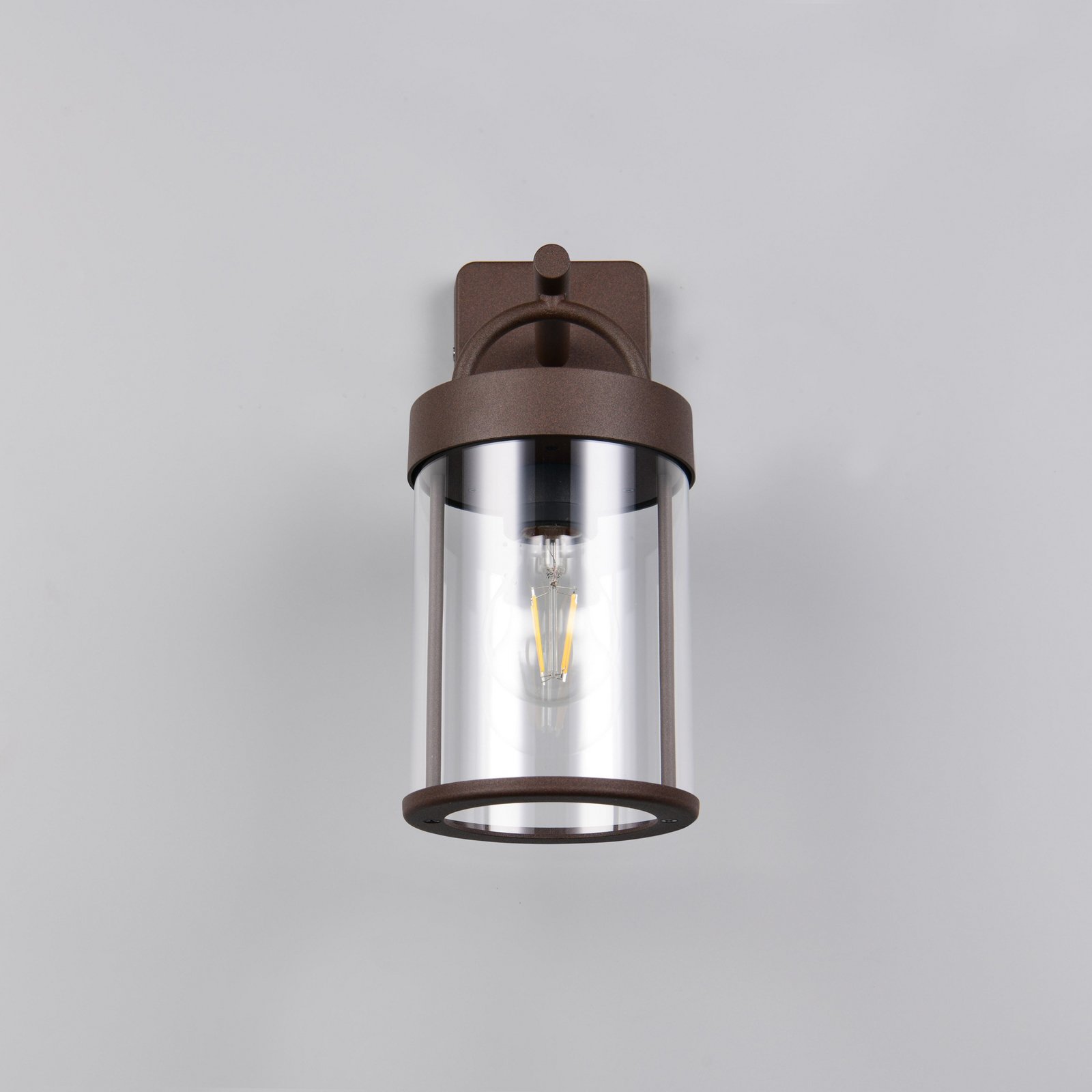 Almeria outdoor wall light, rust, aluminium, height 29 cm, IP44