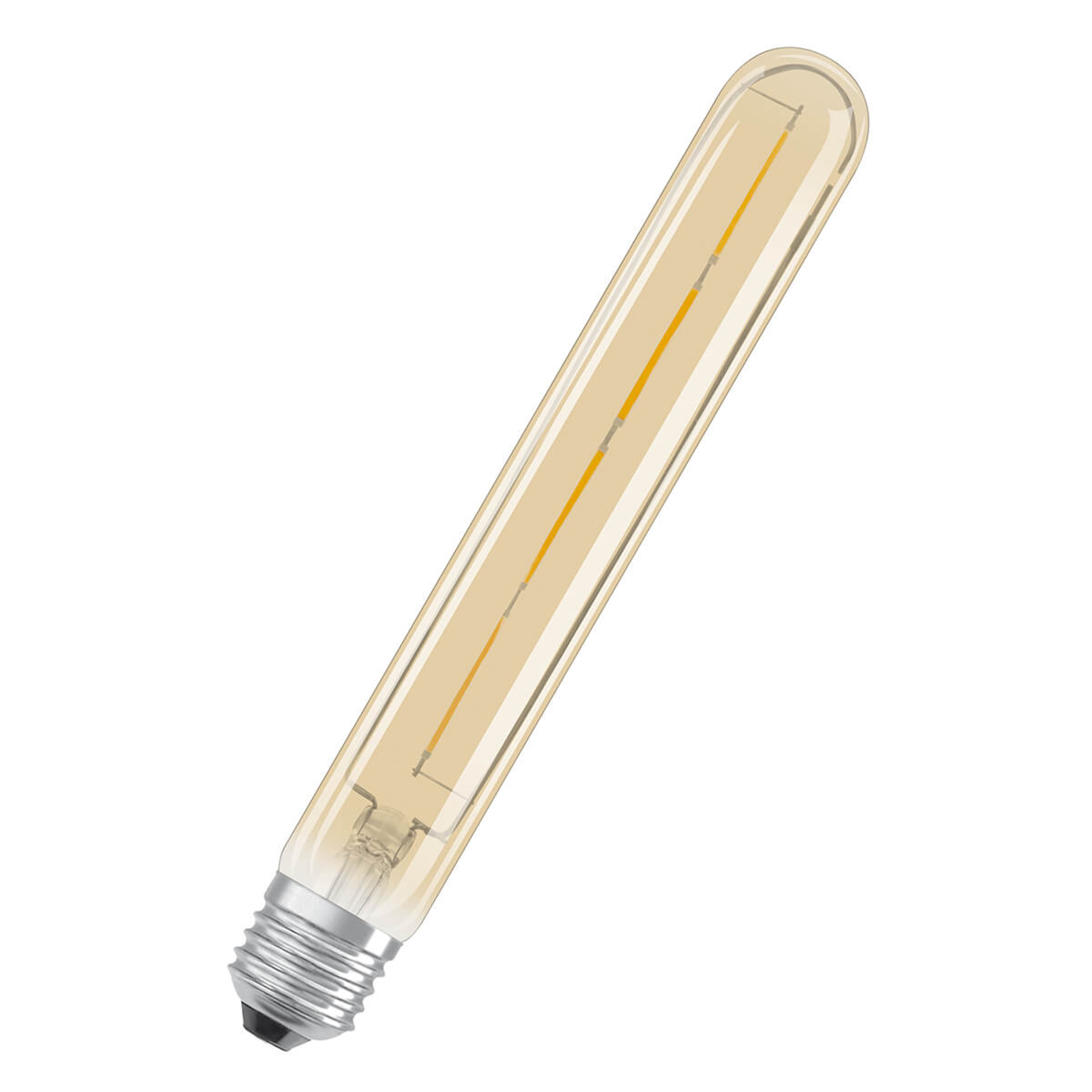 LED trubice zlatá E27 4W, teplá bílá, 400 lm