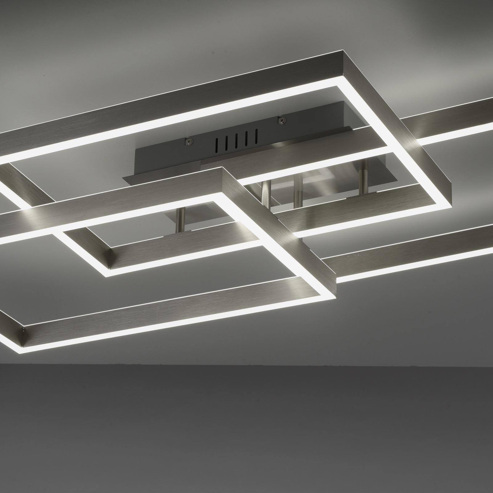 "Paan" LED lubinis šviestuvas, reguliuojamas apšvietimas, CCT, stačiakampis