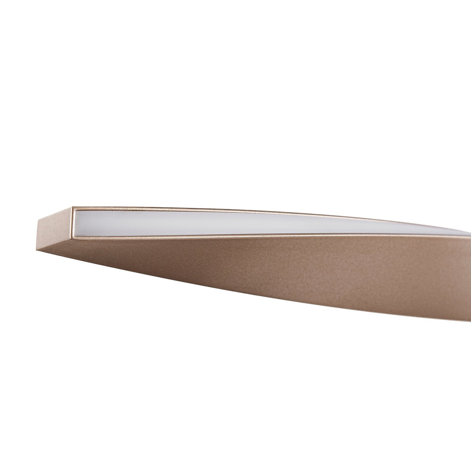 Lindby LED-Hängeleuchte Jaren, schwarz/braun, 100 cm, CCT