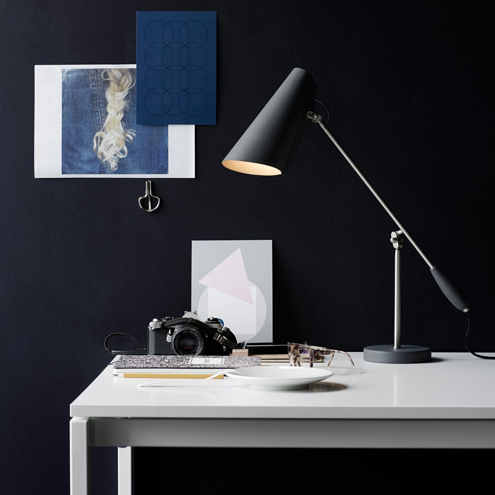 Birdy Table Lamp Grey - Northern