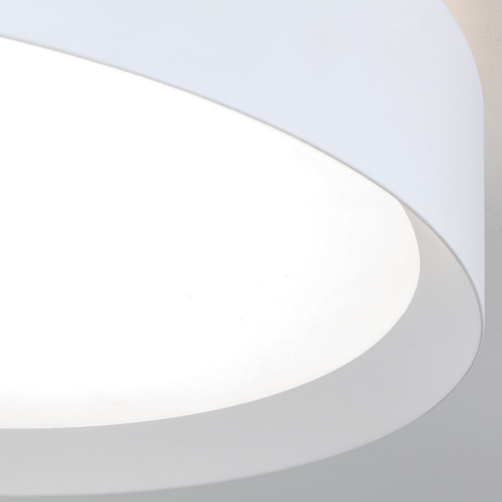 LED плафон VARIO, Ø 40 cm, бял, метал, CCT, с регулируема яркост