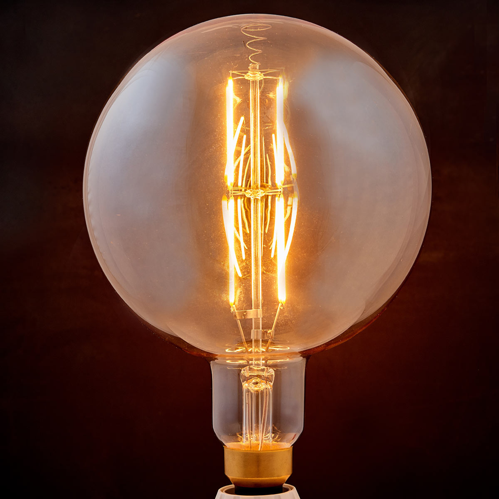 E27 LED-Lampe Filament 8W 800lm 1.800K amber Globe