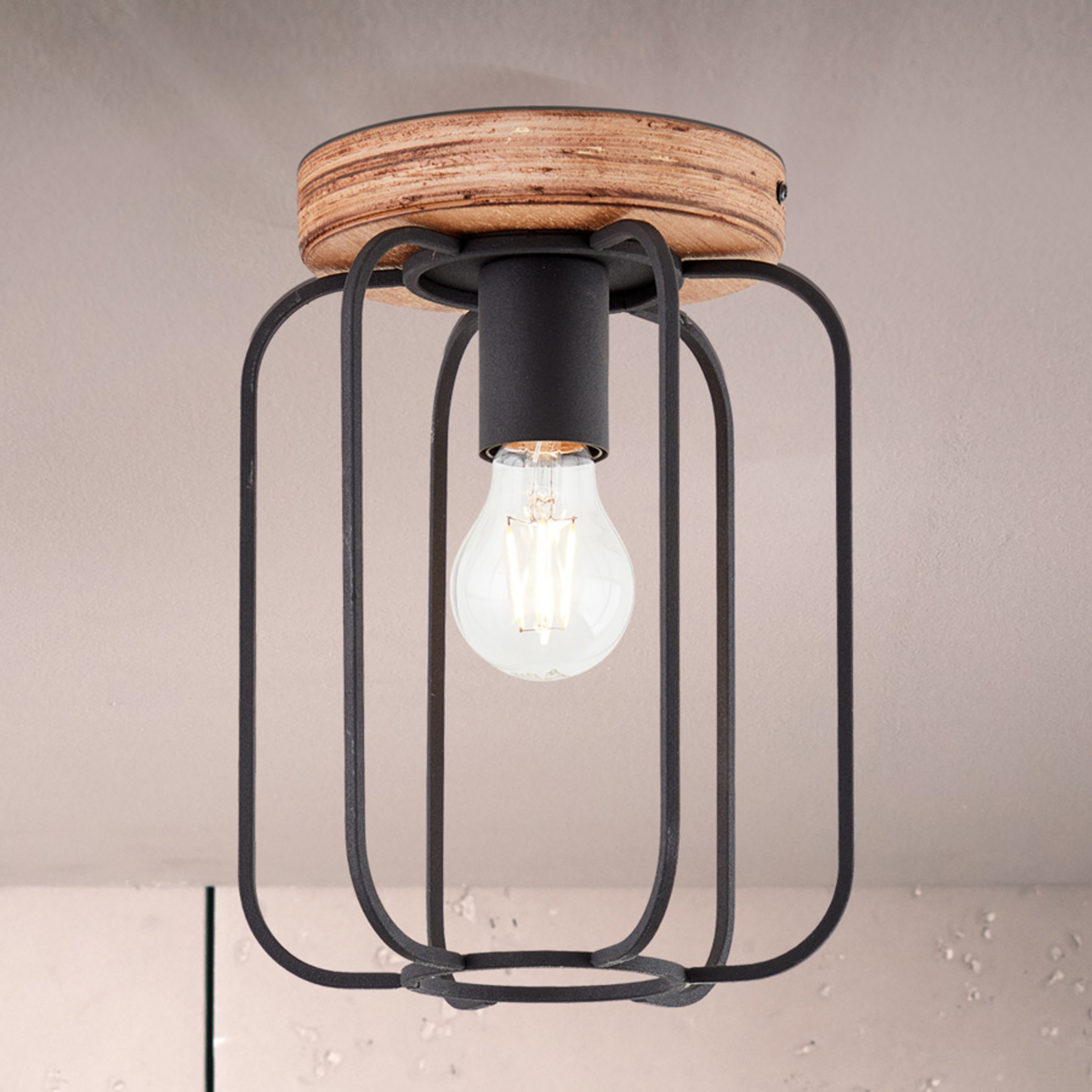 Tosh plafonieră cu lemn certificat FSC