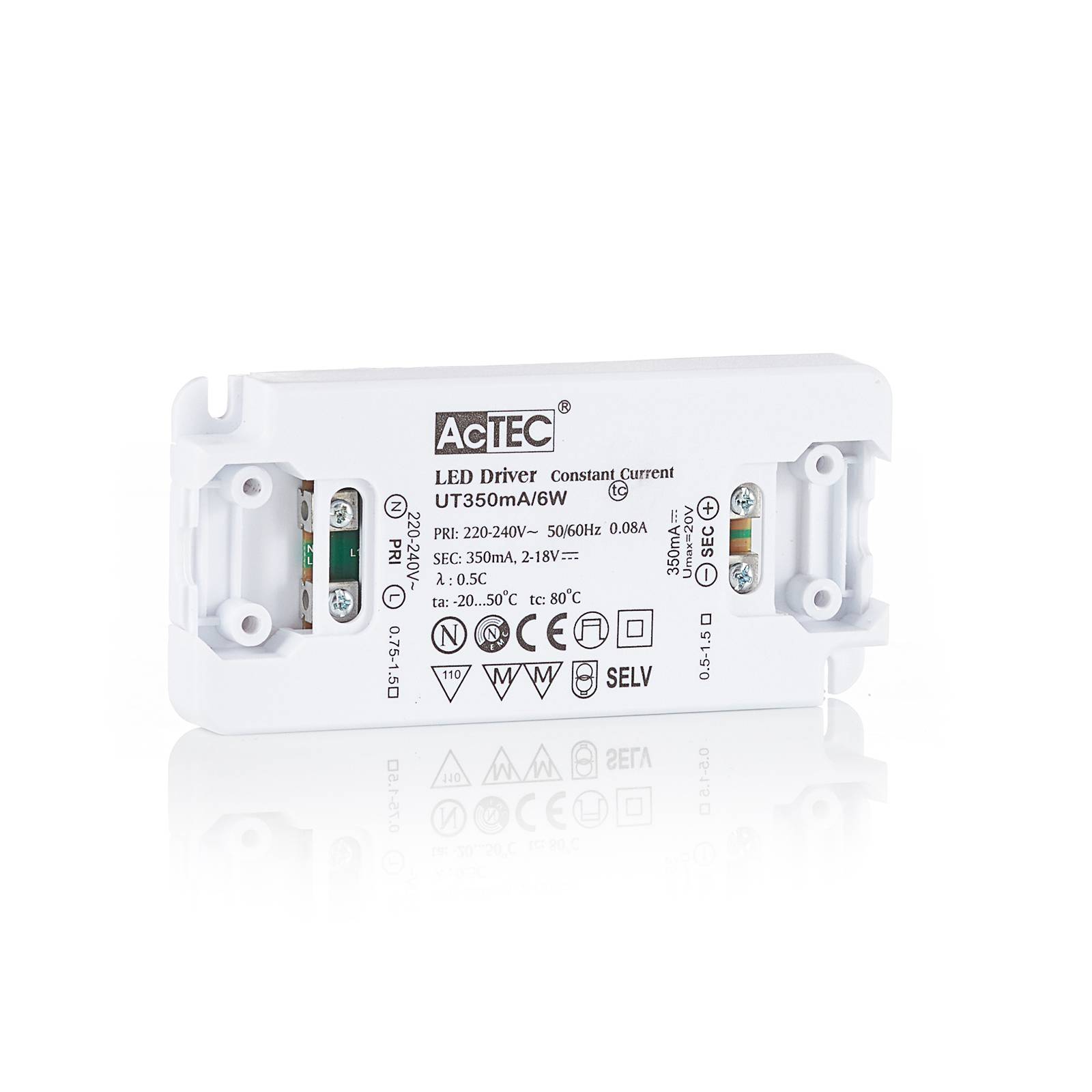 Levně AcTEC Slim LED ovladač CC 350mA, 6W