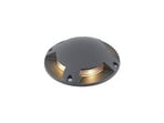 Cormac 4 LED Recessed Ground Spot Dark Grey - Lindby