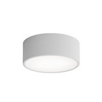 Stropné svietidlo Cleo 200, sivé, senzor, IP20, Ø 20 cm, E27