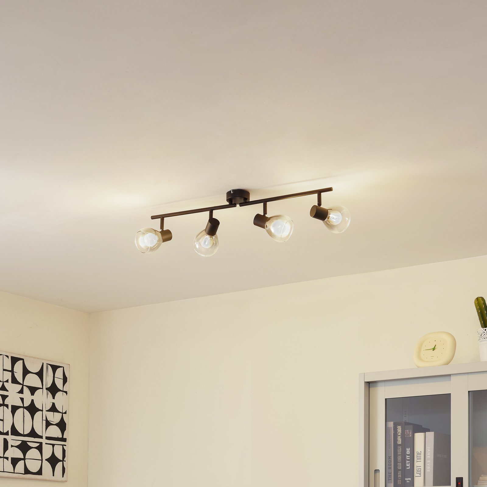 Pendura 4 Deckenleuchte Schwarz - Lindby