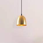 Tattoo 2383 pendant light, gold-coloured, metal, Ø 16 cm