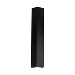 Fluke downlight in angular Form Height 40 cm black