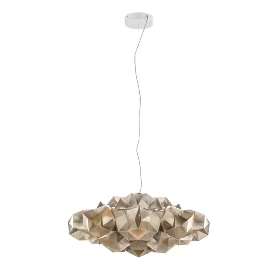 Lampenwelt Slamp Drusa -Designer-Hängeleuchte, creme