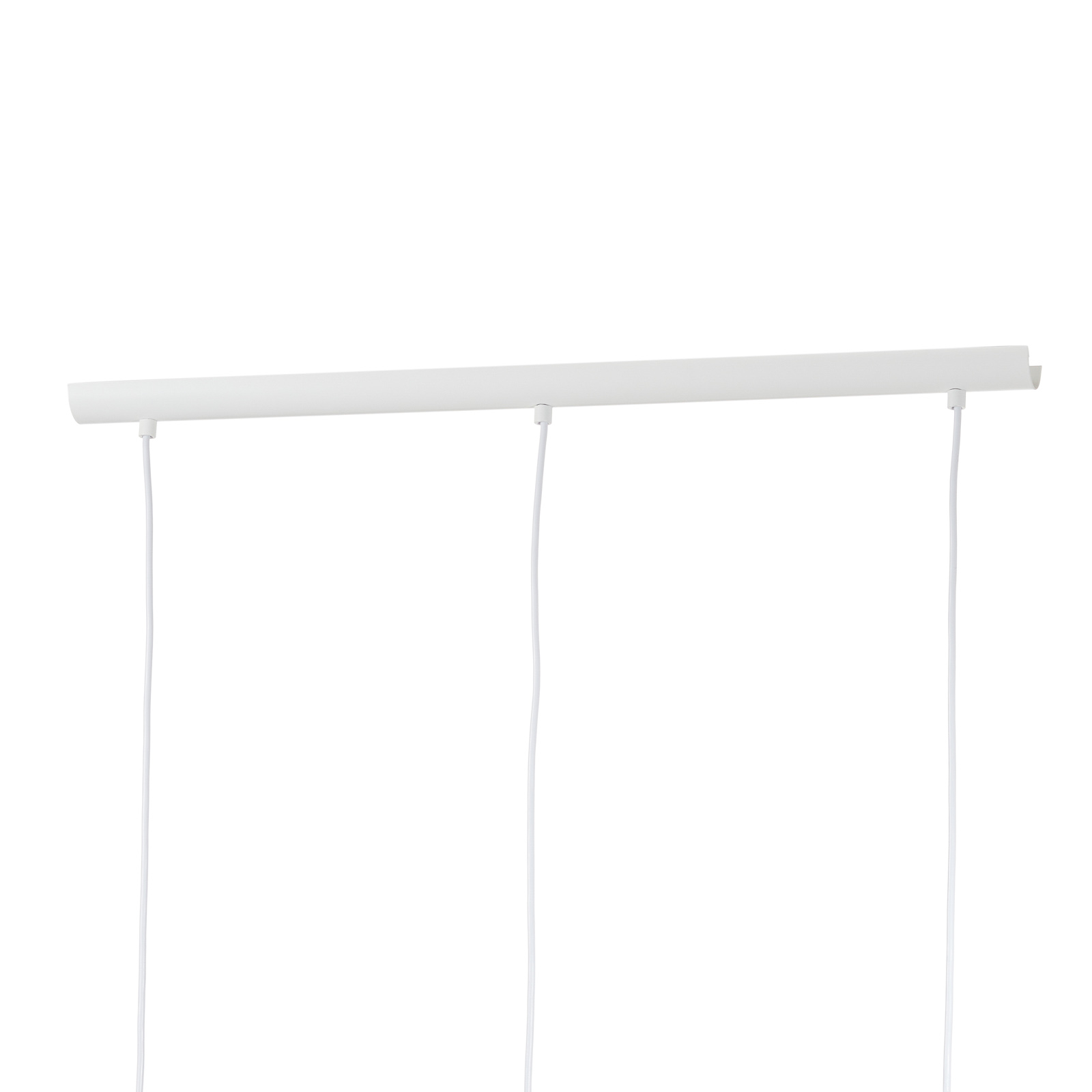 EGLO Carlton 1 pendant light three-bulb, white and gold, for Living / Dining Room, steel, E27, 60 W, energy efficiency: A++, L: 80.5 cm, W: 20.5 cm