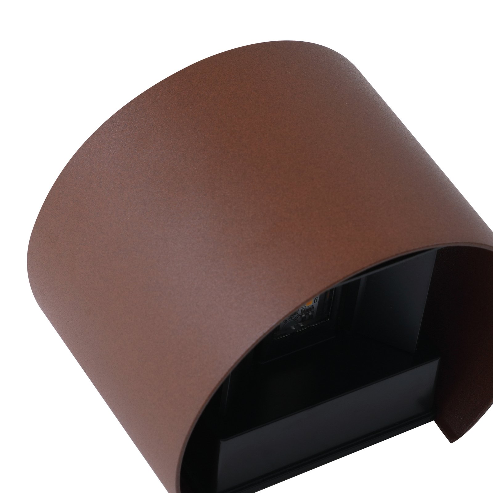 Dara Round LED Smart Buiten Wandlamp Roest - Lindby