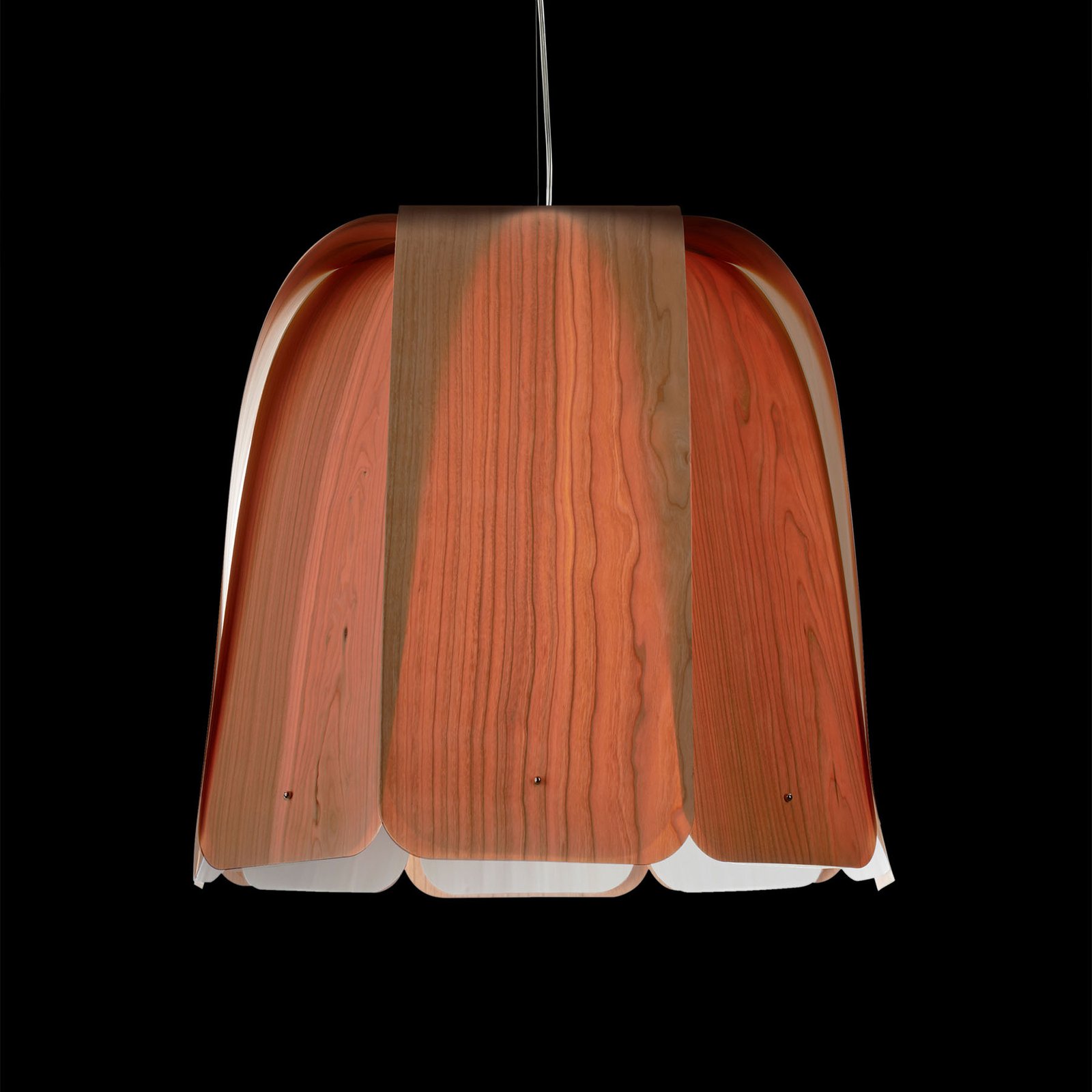 LZF Domo pakabinamas šviestuvas vyšninės medienos natūralus