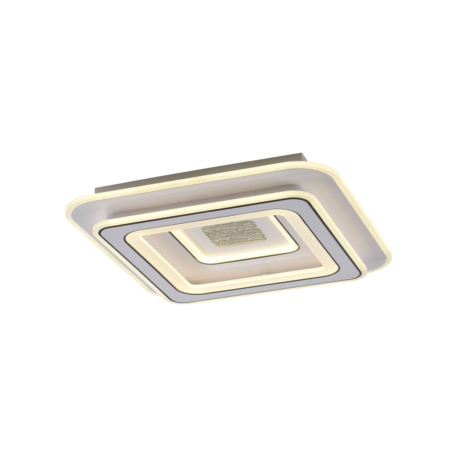 JUST LIGHT. LED-Deckenleuchte Tolago, 49x49 cm, CCT, dimmbar