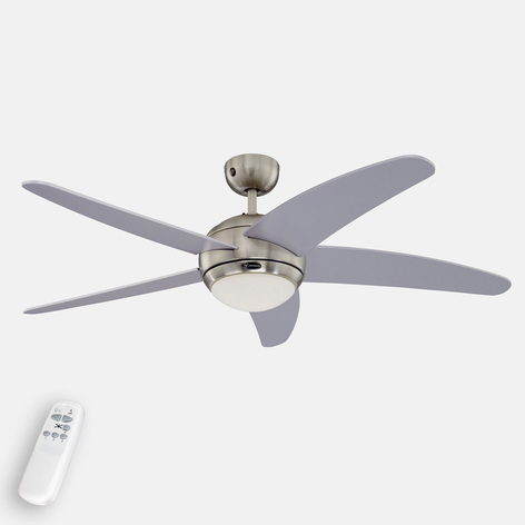 Westinghouse Bendan Ventilator m. Licht, silber