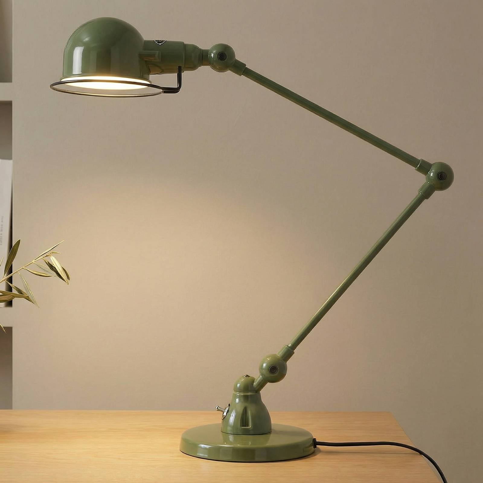 Jieldé Signal SI333 Lampe de table avec pied, vert olive