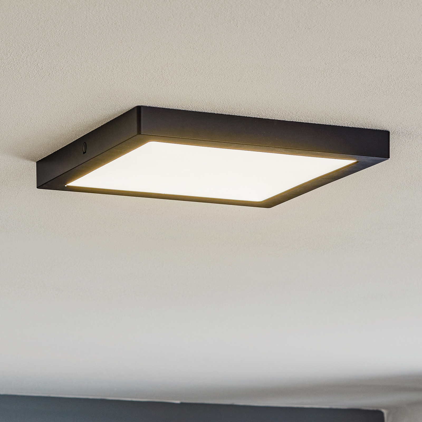 Paulmann Abia LED-panel 30x30 cm 2 700 K svart