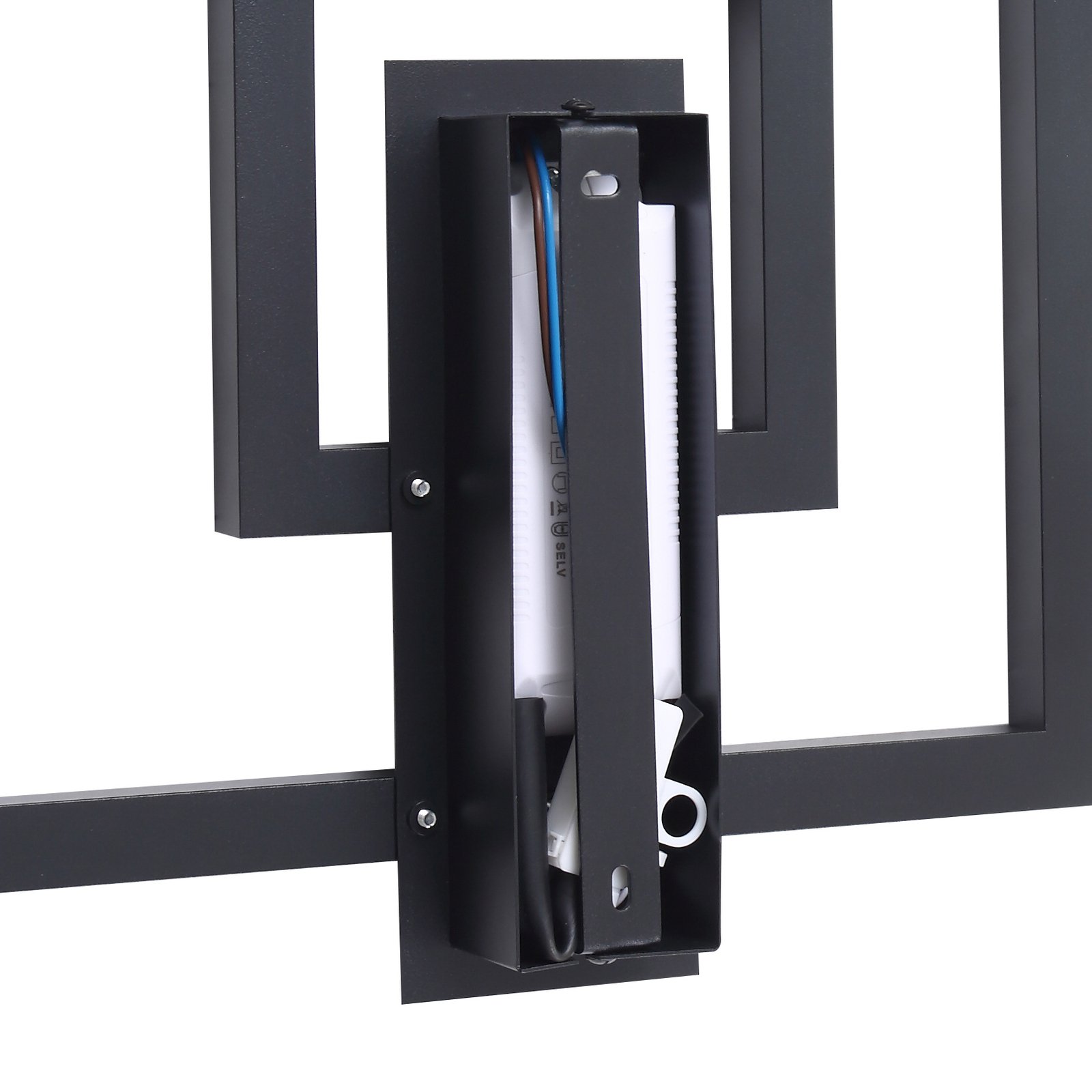 Madamo LED Ceiling Lamp Black - Lindby