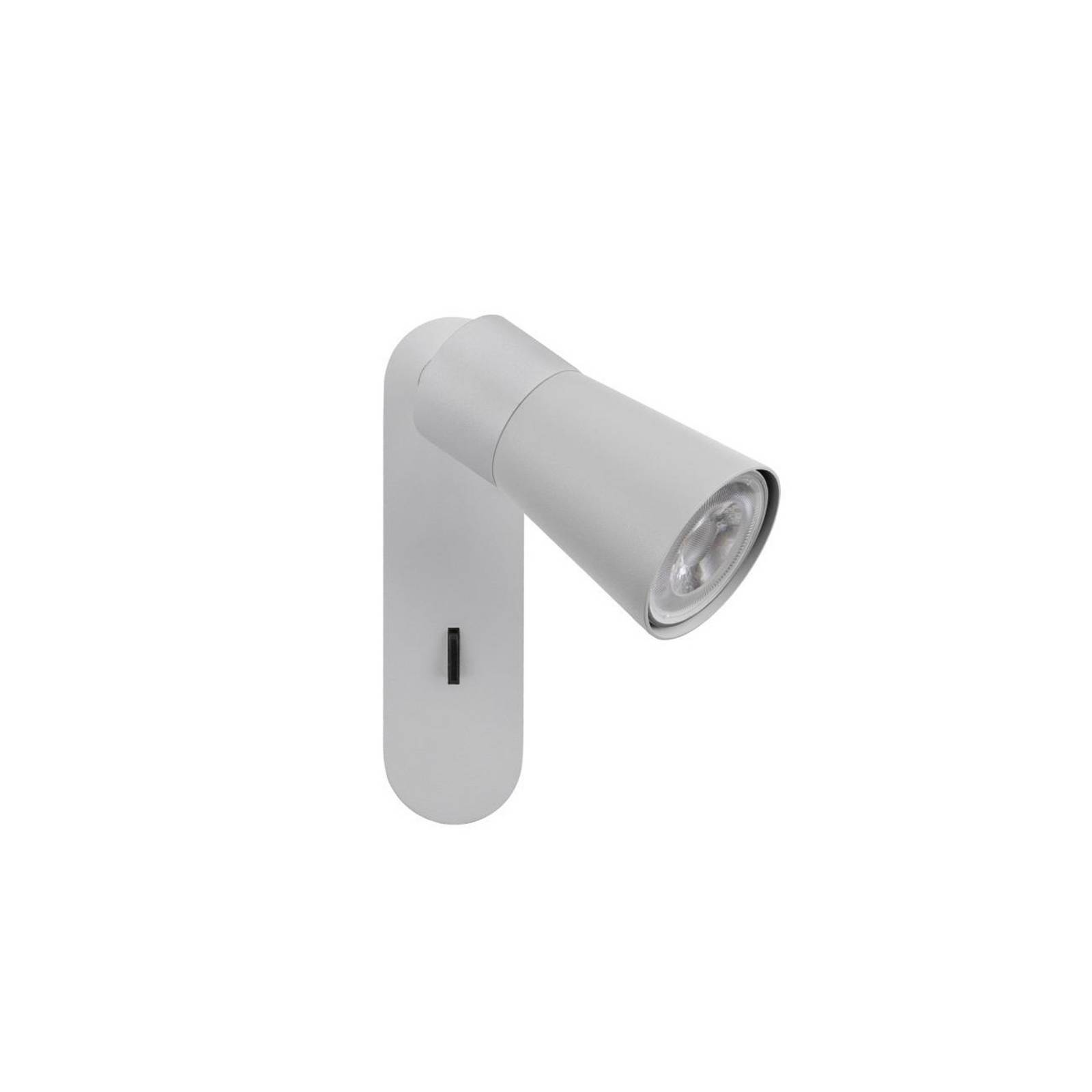 SLV Wandlampe Puri 2.0 Cone, grau, Breite 15 cm, Metall