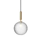 Miira 1 Lustră Pendul Large Brass/Optic Clear - Nuura