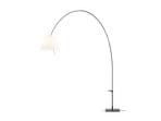 Lady Costanza Floor Lamp with Dimmer White/Black - Luceplan