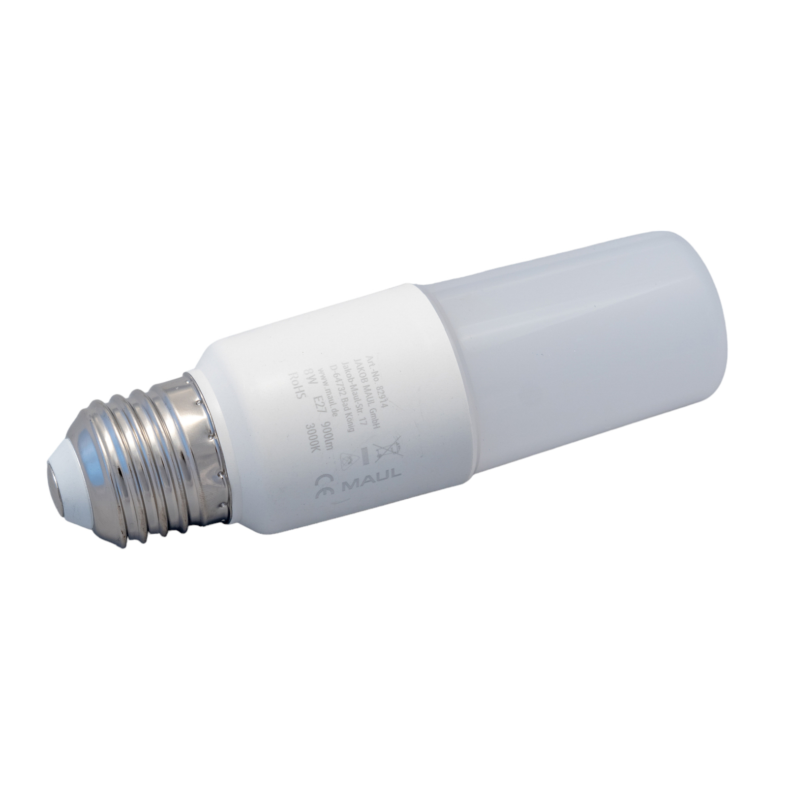 LED žárovka, matná, E27, 8 W, 3000 K, 900 lm