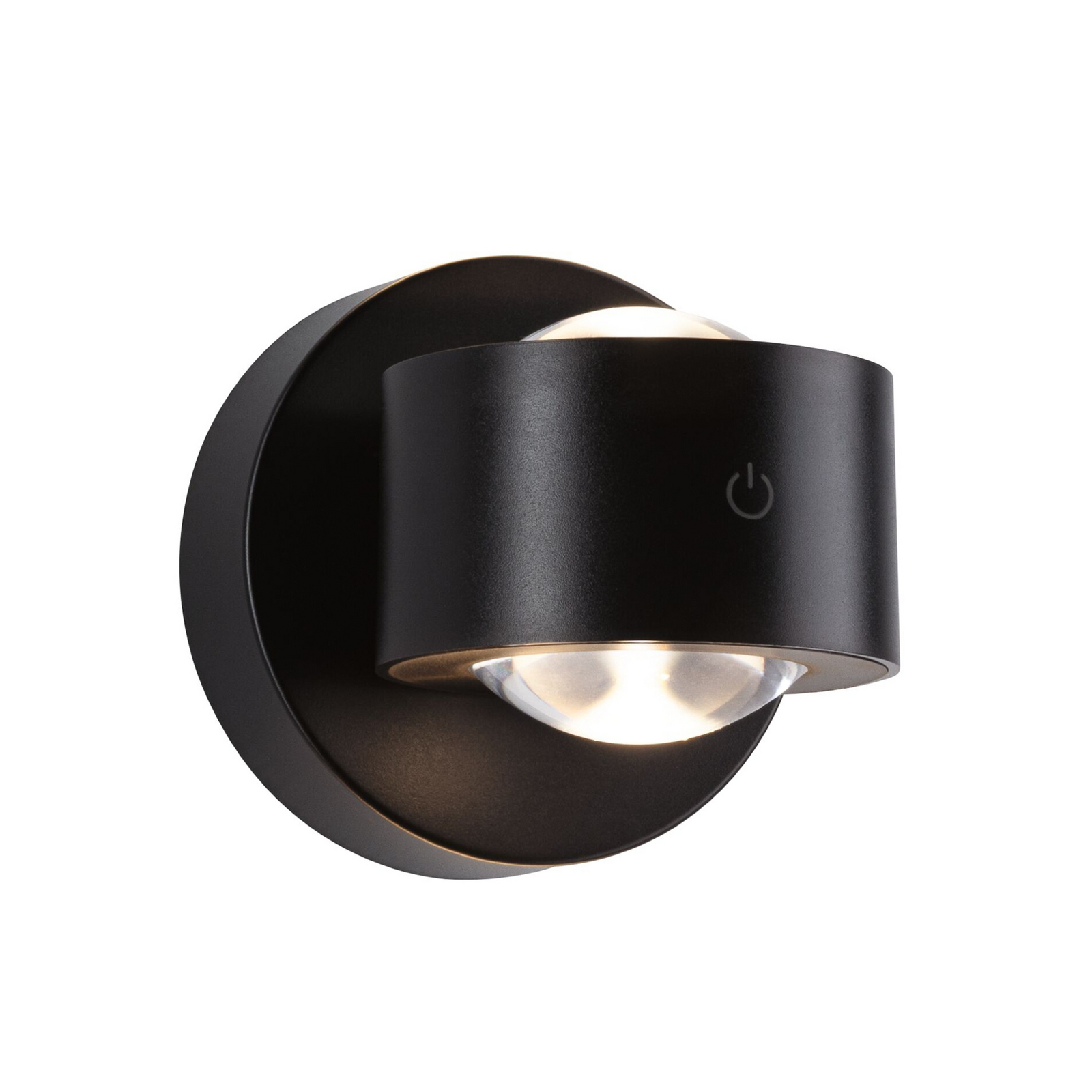 Paulmann Akku-Außenwandlampe Zorik schwarz 10 cm IP44 Dimmer