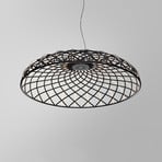 FLOS Skynest LED-riippuvalaisin antrasiitti Ø 90,4 cm muovi muovia