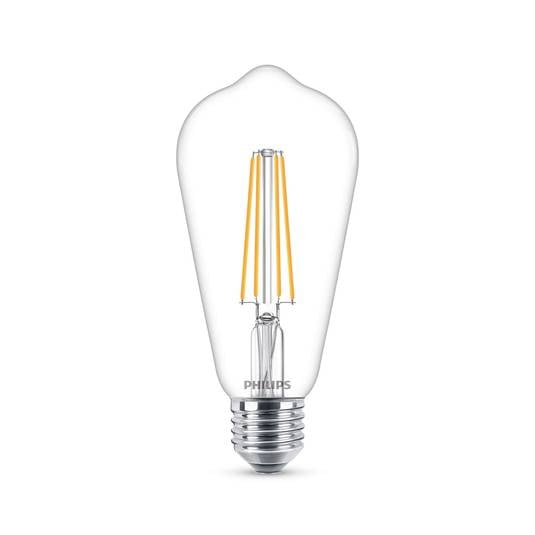Lampada de filamento Philips E27 LED 4.3W 2,700K