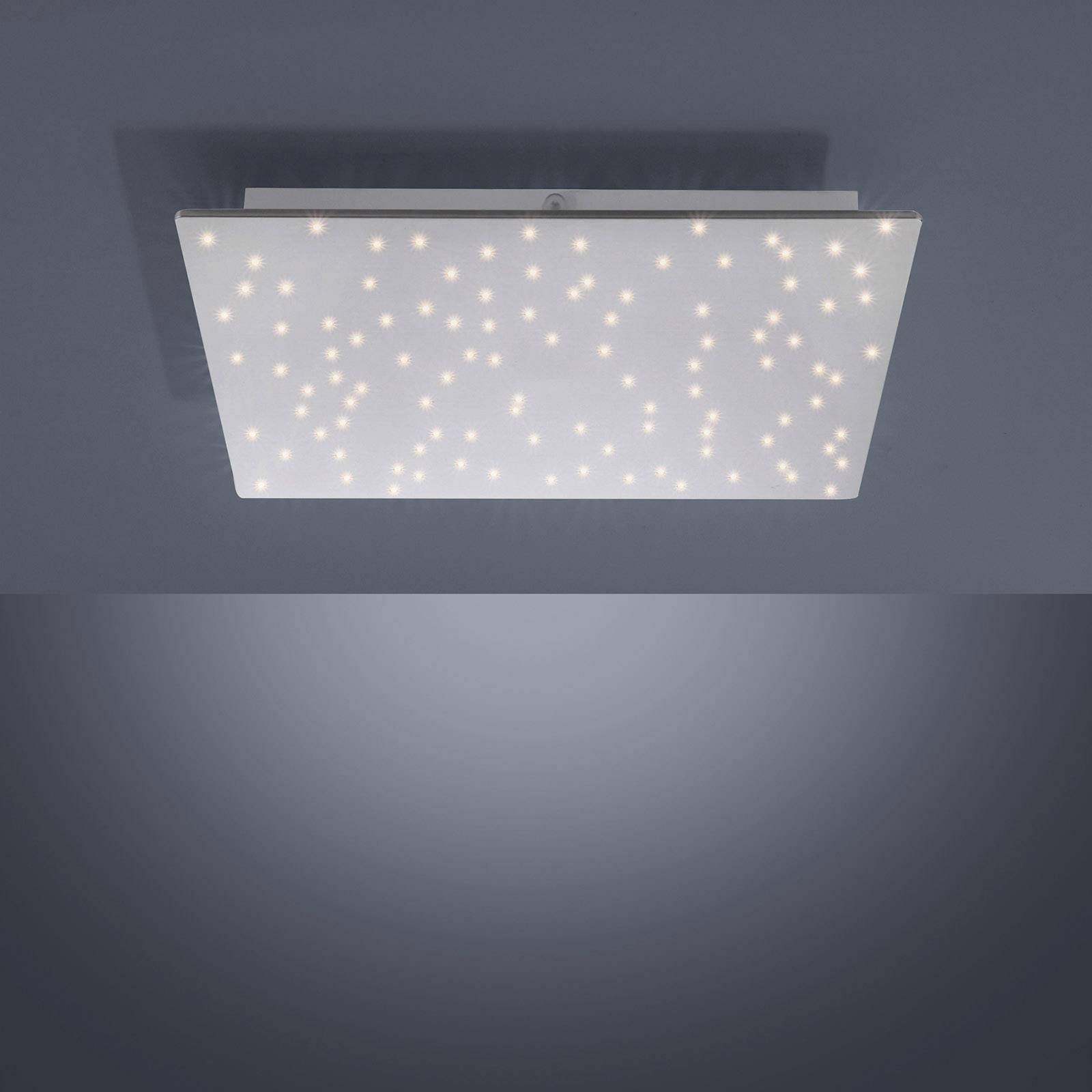 Lampa sufitowa LED Sparkle CCT dim stal 45x45cm