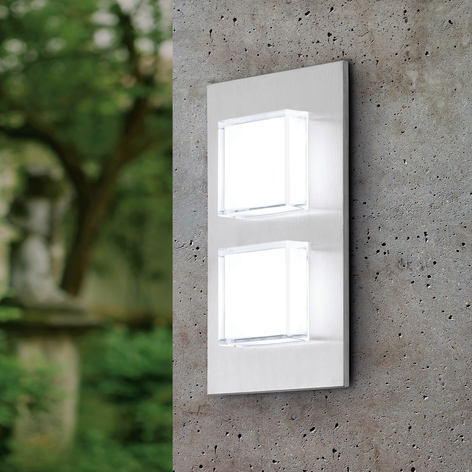Outdoor LED wandlamp Pias met 2 lichtbronnen