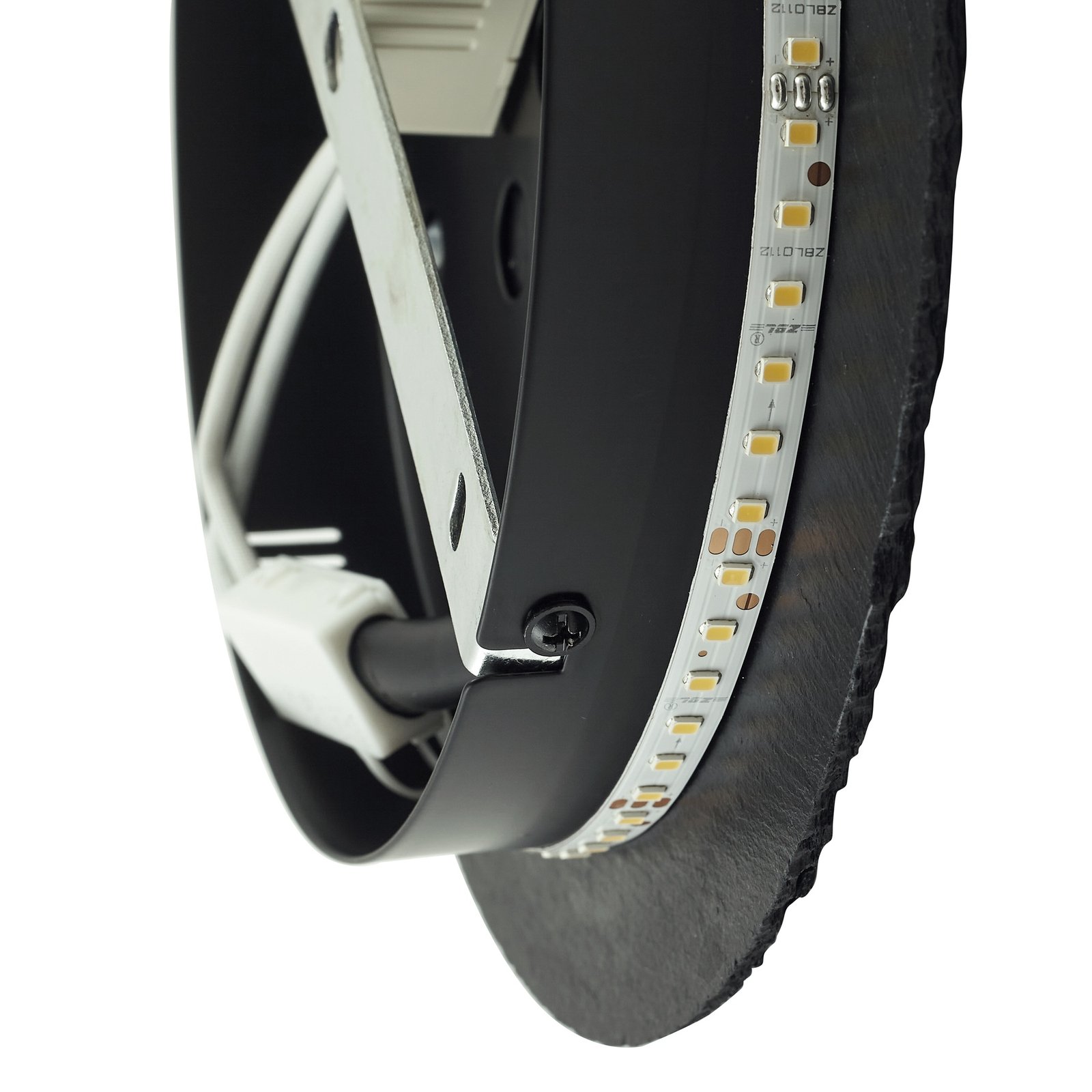 Peetu Round LED Vägglampa Black - Lindby