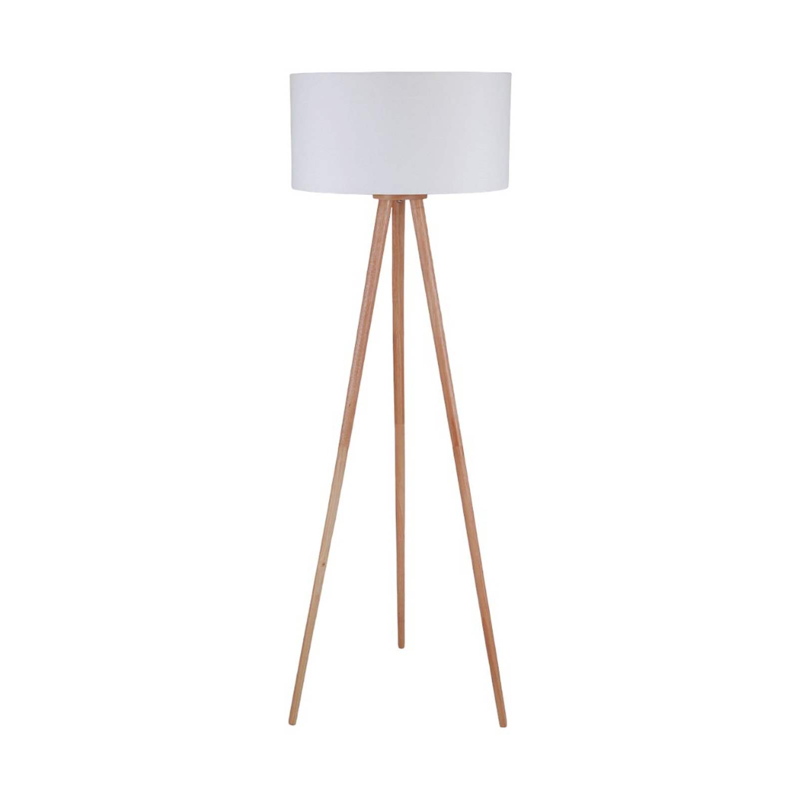 Charlia Stojaca Lampa White/Wood - Lindby