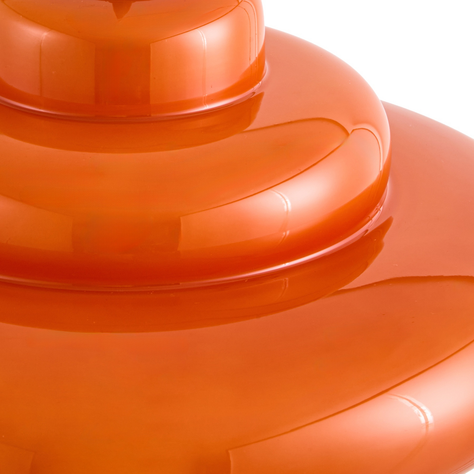 Leilani Hängeleuchte, orange, E27, Ø 35 cm, Glas - Lucande