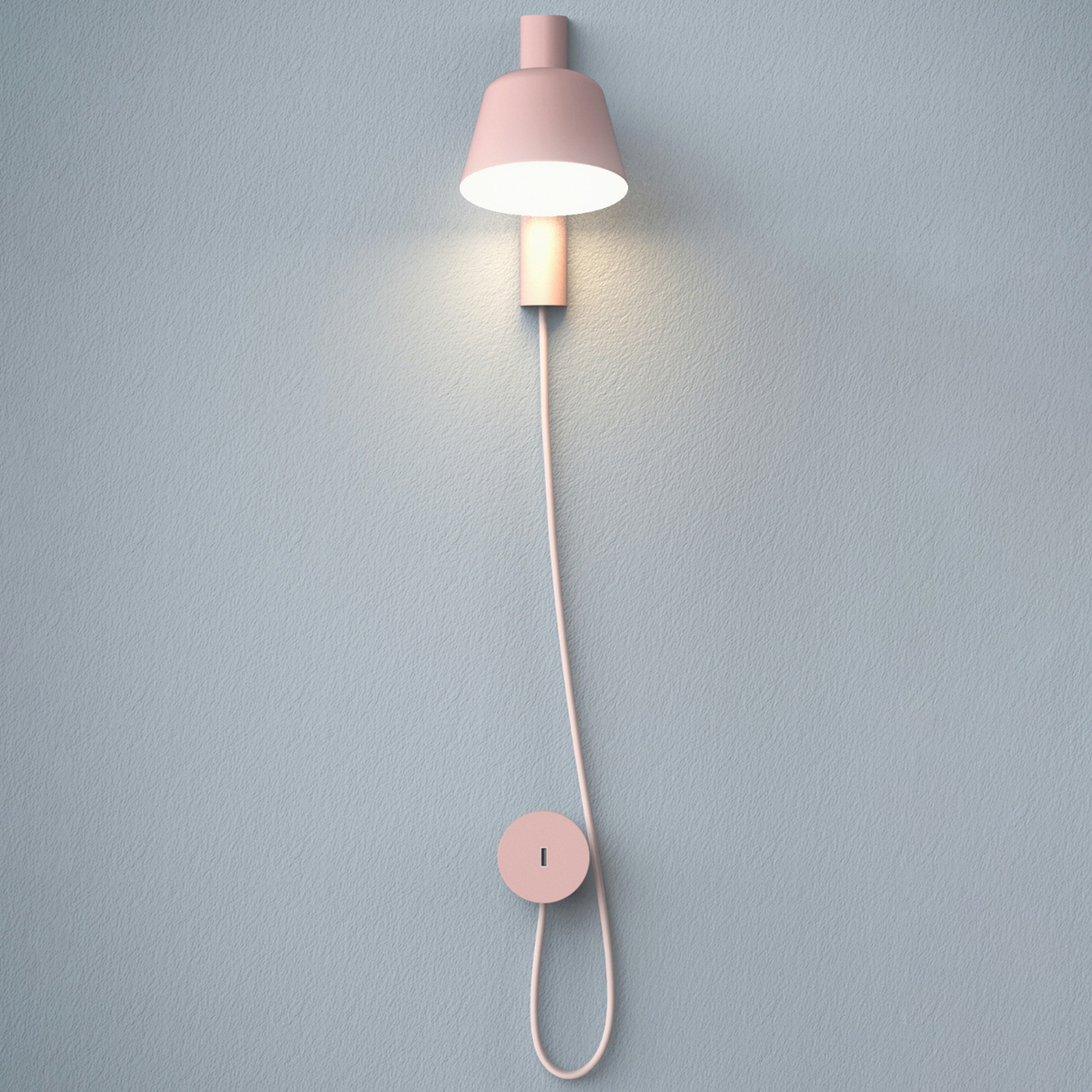Aanvankelijk beton Onderling verbinden Prandina Bima W1 USB LED wandlamp, roze | Lampen24.be