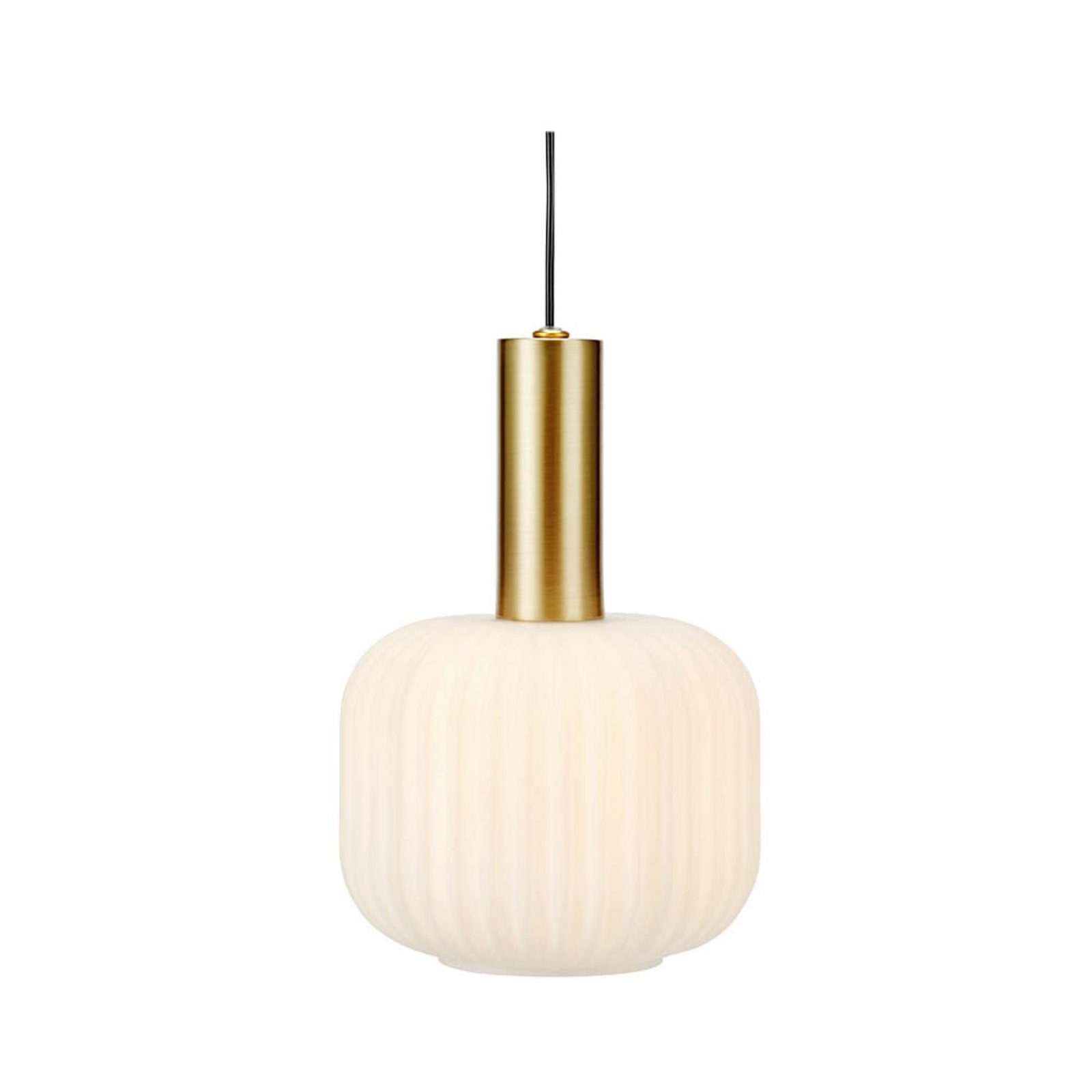 Sober Pendelleuchte Small Brushed Brass/White - Markslöjd