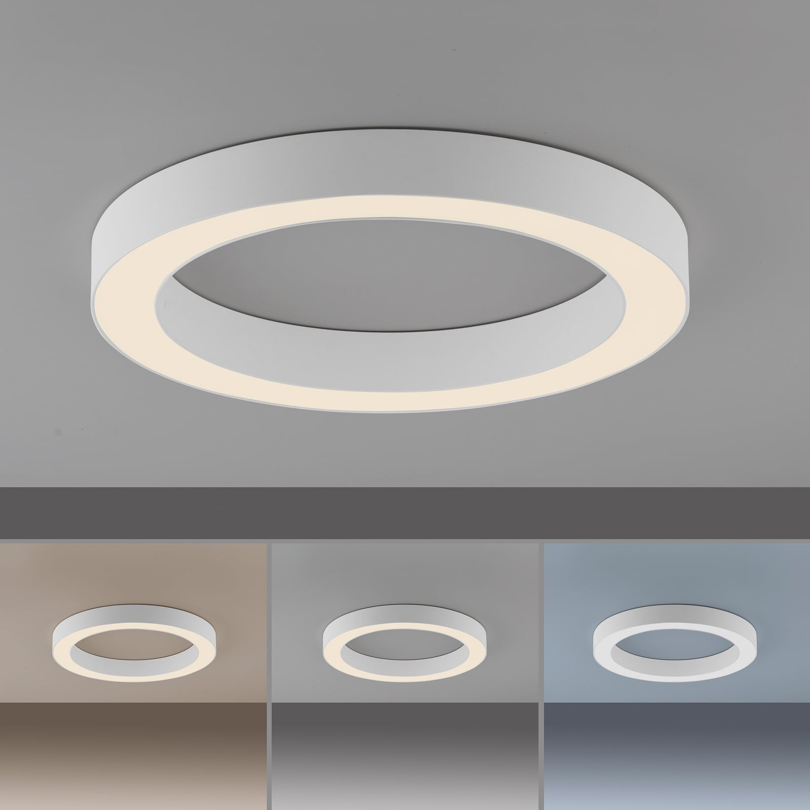 Lines LED-Deckenlampe, Ø 35 cm, weiß, CCT - PURE Lines LED-Deckenlampe, Ø 35 cm, weiß, CCT - PURE