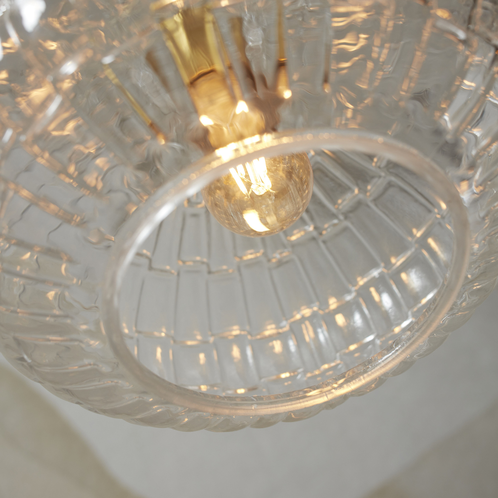 It's about RoMi Venice pendant light, clear, drop, glass