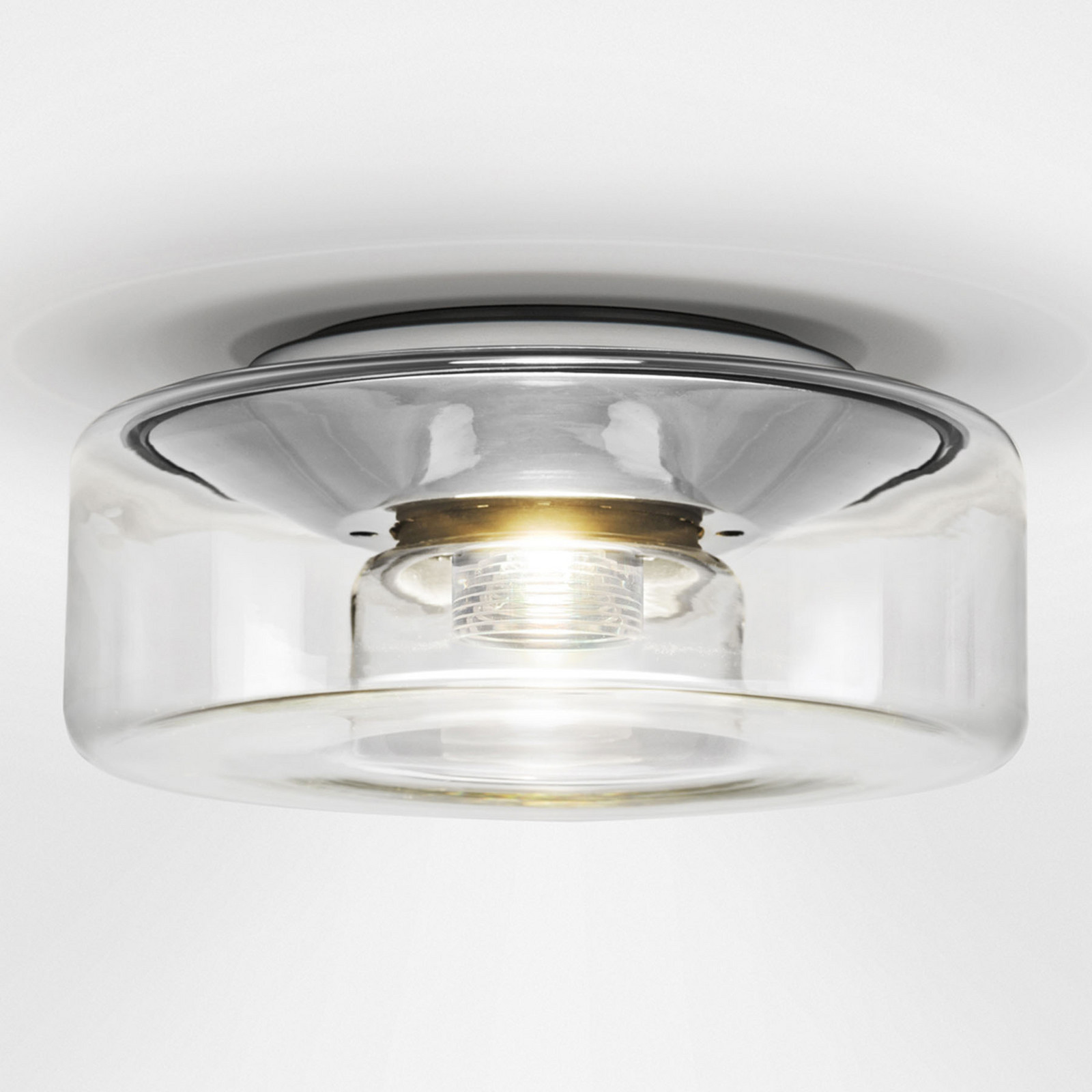 serien.lighting Curling S plafon 2700K acrilic clar