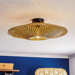 GOOD & MOJO Bali ceiling light, bamboo, black/nature