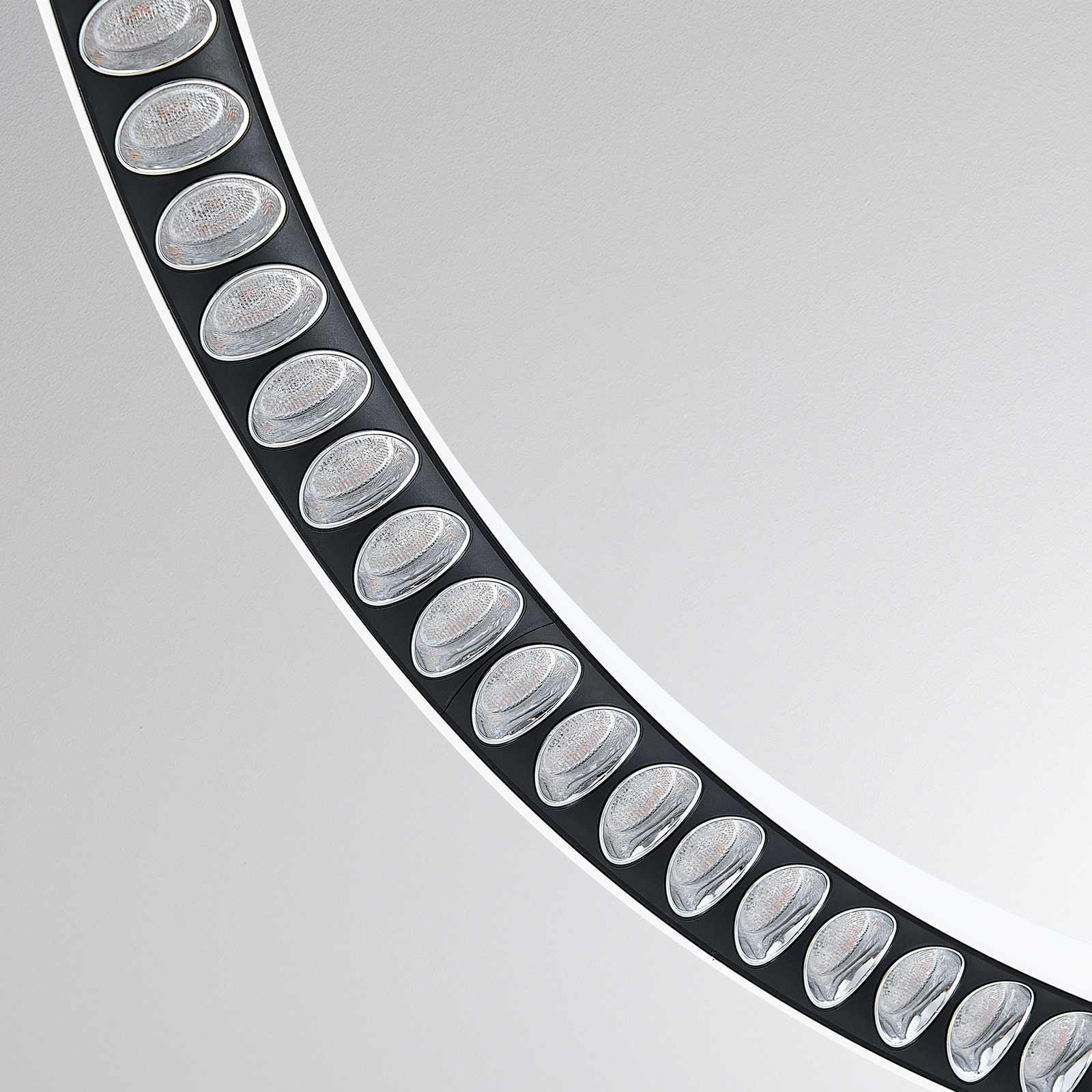 LED-riippvalgusti PERFORA PRO L, Ø 91 cm, valge, DALI üles/alla, CCT